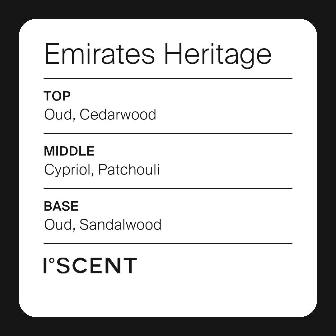 Emirates Heritage fragrance notes