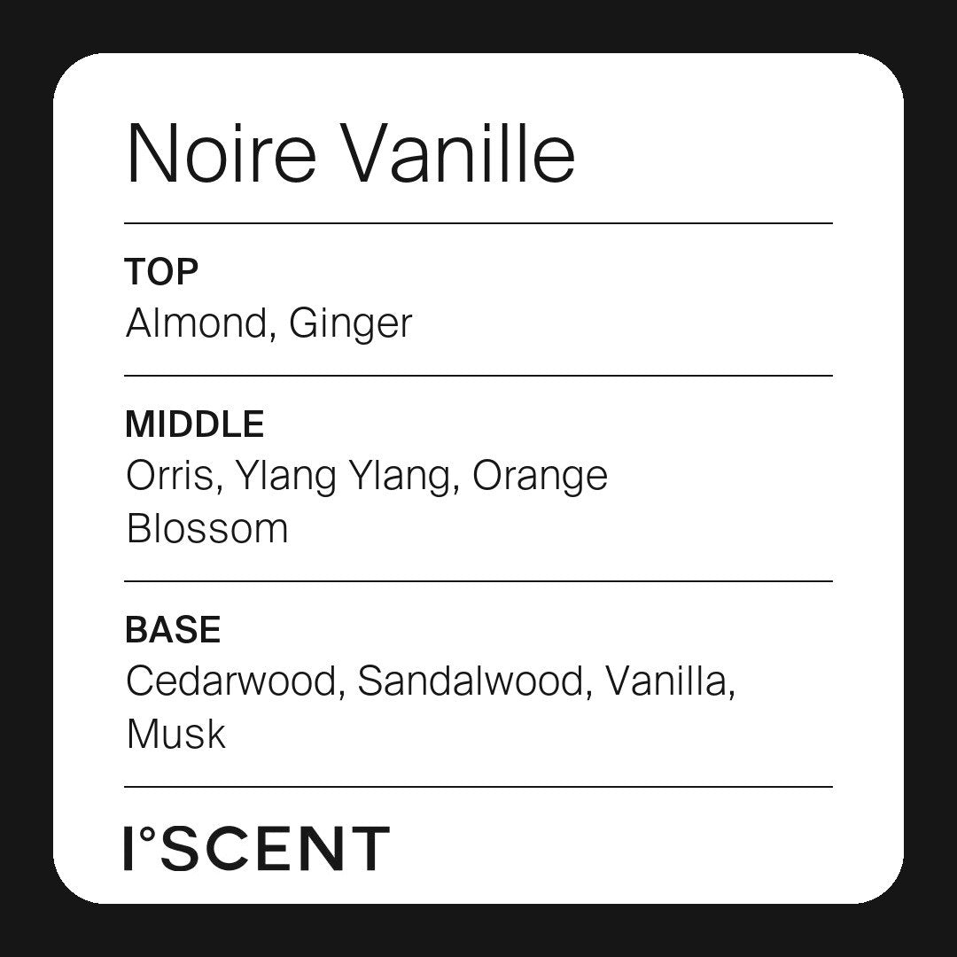 Noire Vanille fragrance notes