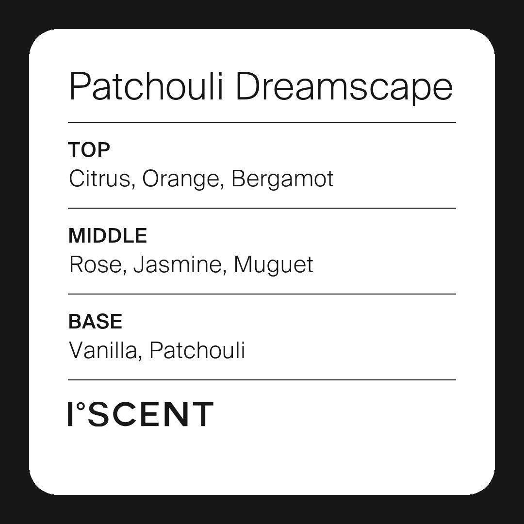 Patchouli Dreamscape fragrance notes